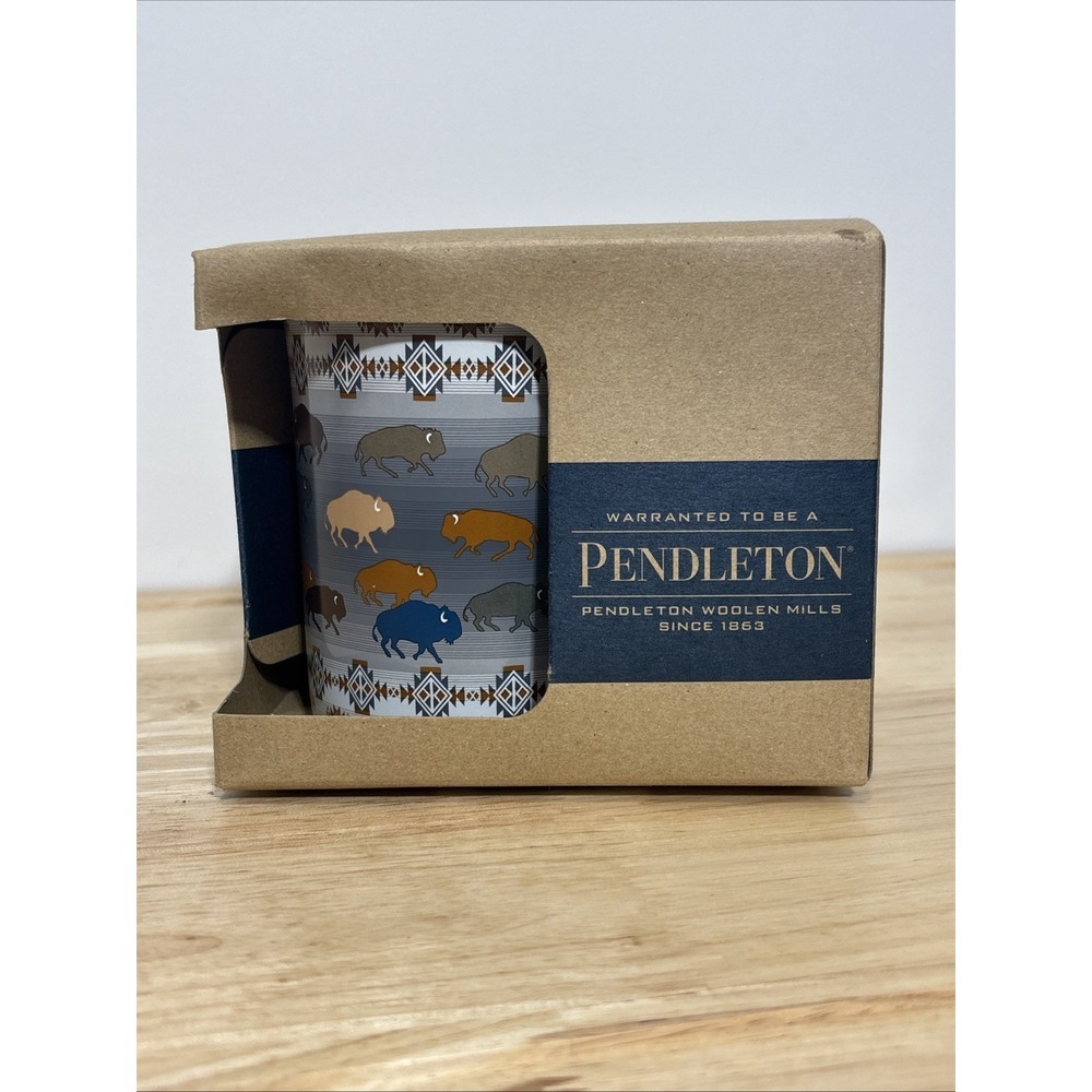 Pendleton Prairie Rush Hour Woolen Mills Collection Large Tea Coffee Mug 18oz